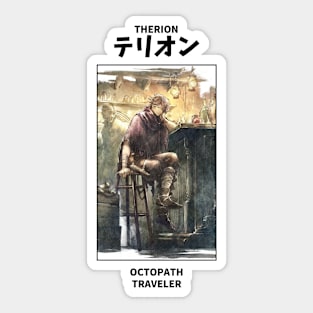 Therion Octopath Traveler Sticker